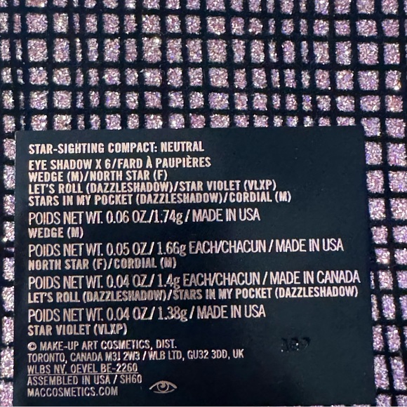 MAC Eyeshadow Palette Star Sighting Compact Neutral - Picture 8 of 12